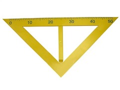 Угольник классный пластмассовый (45 и 45 градусов) - fgospostavki.ru - Махачкала
