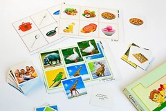 Лото "Иностранный язык" (3 игры, 6 планшетов, 36 карточек, цветные, ламинированные) - fgospostavki.ru - Махачкала