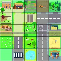 Тематическое поле-маршрутизатор «Ферма» для мини-робота Bee-Bot/Blue-Bot - fgospostavki.ru - Махачкала