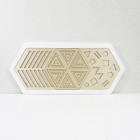 Декоративная тактильная панель - «Рельефные многоугольные формы» - fgospostavki.ru - Махачкала