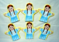 Набор рукавичек "Эмоции (девочки)" 6 штук - fgospostavki.ru - Махачкала