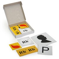 Модель-аппликация "Наследование резус-фактора" (набор из 19 карт) - fgospostavki.ru - Махачкала