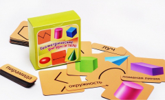 Набор магнитных карточек "Геометрические фигуры и тела" - fgospostavki.ru - Махачкала