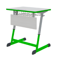 Парта NOMAD одноместная регулируемая по высоте с антивандальной кромкой - fgospostavki.ru - Махачкала