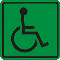 Тактильный знак (доступность для инвалидов всех категорий) 200х200 - fgospostavki.ru - Махачкала