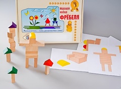 Игровой набор Фребеля "Конструктор деревянный без соединений-3" (Серия "Эксперимент") - fgospostavki.ru - Махачкала