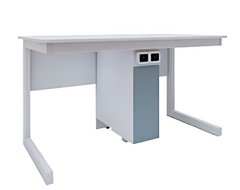 Стол ученический для кабинета физики/биологии двухместный - fgospostavki.ru - Махачкала