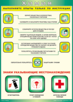 Таблица "Выполняйте опыты только по инструкции" (100х140 сантиметров, винил) - fgospostavki.ru - Махачкала
