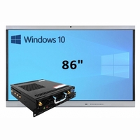 Интерактивная панель 86" (встроенный ПК Win10, Intel i5) - fgospostavki.ru - Махачкала