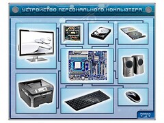 Электрифицированный учебно-информационный стенд "Устройство персонального компьютера" - fgospostavki.ru - Махачкала