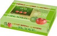 Счетный материал на магнитах "Яблоки" - fgospostavki.ru - Махачкала