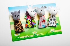 Пальчиковый театр "Волк и козлята" (4 персонажа) - fgospostavki.ru - Махачкала