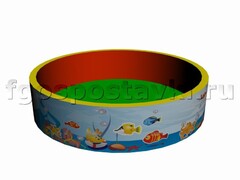 Сухой бассейн круглый с шелкографией - fgospostavki.ru - Махачкала