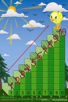 Интерактивная таблица на магнитах "Лесенка для счета" - fgospostavki.ru - Махачкала