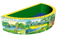 Сухой бассейн полукруглый с шелкографией - fgospostavki.ru - Махачкала