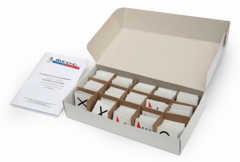 Модель-аппликация "Генетика групп крови" (раздаточный материал из 15 комплектов по 24 карты) - fgospostavki.ru - Махачкала