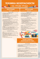 Стенд-уголок "Техника безопасности на уроках труда" - fgospostavki.ru - Махачкала