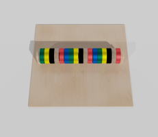 Тактильно-развивающая панель с разноцветными кругами - fgospostavki.ru - Махачкала