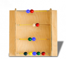 Тактильно-развивающая панель с текстурами и радужными шариками - fgospostavki.ru - Махачкала