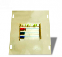 Тактильно-развивающая панель «Цветные счеты» - fgospostavki.ru - Махачкала