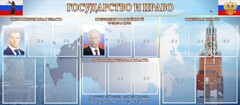 Стенд "Государство и право" - fgospostavki.ru - Махачкала