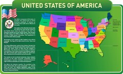 Стенд "United States Of America" - fgospostavki.ru - Махачкала