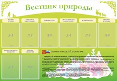 Стенд "Вестник природы" Вариант 4 - fgospostavki.ru - Махачкала