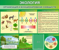 Стенд "Экология. Организация и функционирование сообществ" - fgospostavki.ru - Махачкала