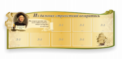 Стенд резной "Из дальних странствий возвратясь" - fgospostavki.ru - Махачкала