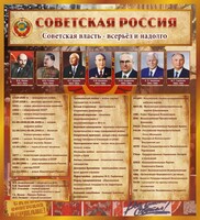 Стенд "Советская Россия" - fgospostavki.ru - Махачкала