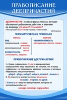 Стенд "Правописание деепричастий" - fgospostavki.ru - Махачкала