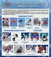 Стенд "Олимпийские зимние виды спорта" - fgospostavki.ru - Махачкала