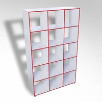 Шкаф открытый многосекционный ТР15 ЛДСП  - fgospostavki.ru - Махачкала