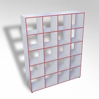 Шкаф открытый многосекционный ТР20 ЛДСП - fgospostavki.ru - Махачкала