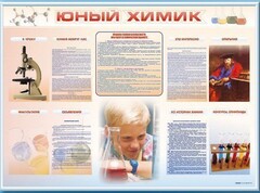 Стенд-уголок "Юный химик" - fgospostavki.ru - Махачкала