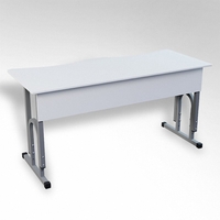 Стол 'Архимед ТР' 2-х местный регулируемый с эргономичной столешницей - fgospostavki.ru - Махачкала