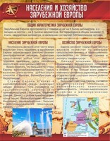 Стенд "Населения и хозяйство Зарубежной Европы" - fgospostavki.ru - Махачкала