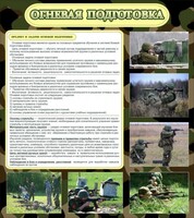 Стенд "Огневая подготовка" Вариант 2 - fgospostavki.ru - Махачкала