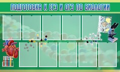Стенд "Подготовка к ЕГЭ и ОГЭ по биологии" Вариант 2 - fgospostavki.ru - Махачкала