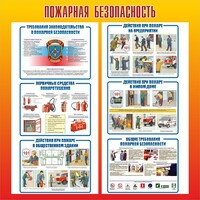 Стенд "Пожарная безопасность" Вариант 4 - fgospostavki.ru - Махачкала