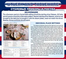 Стенд "Столовые приборы и посуда" - fgospostavki.ru - Махачкала