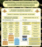 Стенд "Структура вооруженных сил РФ" - fgospostavki.ru - Махачкала
