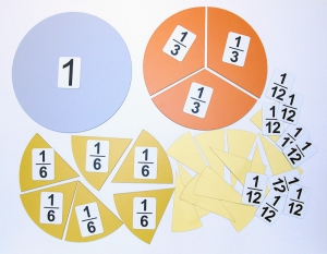 Набор магнитных карточек "Доли и дроби - 3" - fgospostavki.ru - Махачкала