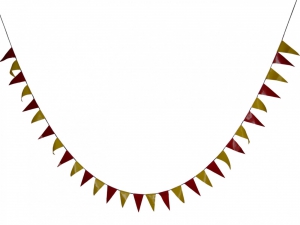 Флажная лента (5 метров, флажок 15*30 сантиметров) - fgospostavki.ru - Махачкала