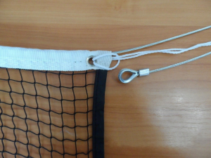 Сетка для бадминтона с тросом (1,5 миллиметра) - fgospostavki.ru - Махачкала