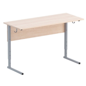 Стол ученический двухместный регулируемый на прямоугольной трубе - fgospostavki.ru - Махачкала