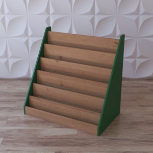 Стеллаж-витрина для книг "Познавательная горка" - fgospostavki.ru - Махачкала