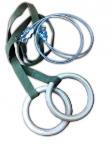 Кольца гимнастические с тросом (2 метра) - fgospostavki.ru - Махачкала