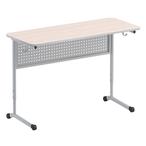 Стол ученический двухместный с перфорированной панелью - fgospostavki.ru - Махачкала