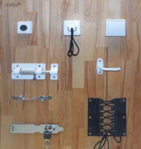 Настенная панель для эрготерапии (вариант 3) - fgospostavki.ru - Махачкала